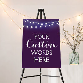 Póster Crear su propio signo Boda/fiesta