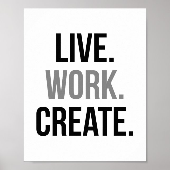 Póster Crear trabajo activo (Frente)