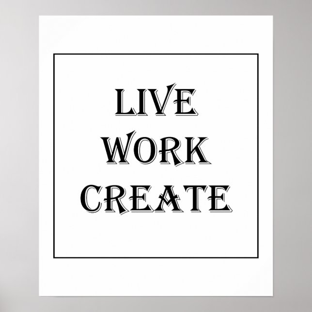 Póster Crear trabajo activo (Frente)