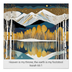 Póster Crear tu propia escritura de cotización de montaña