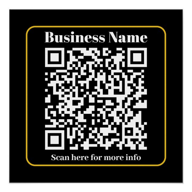 Póster Crear un código QR comercial digitalizable instant (Anverso)