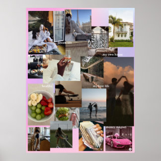 Póster Crear un manifiesto de su propio tablero de visión