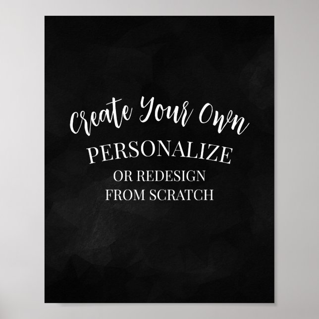 Póster Crear un Personalizado (Frente)