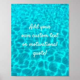 Póster Crear Un Poster De Oferta Personalizado - Piscina