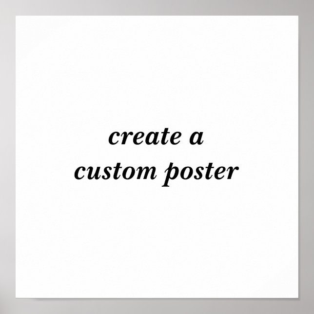 Póster Crear un poster personalizado (Frente)