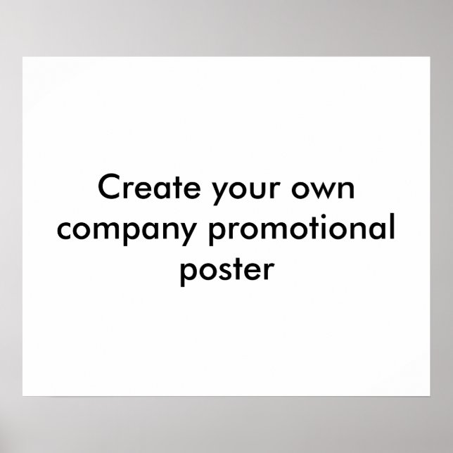 Póster Create Your Company Promotional Poster (Frente)