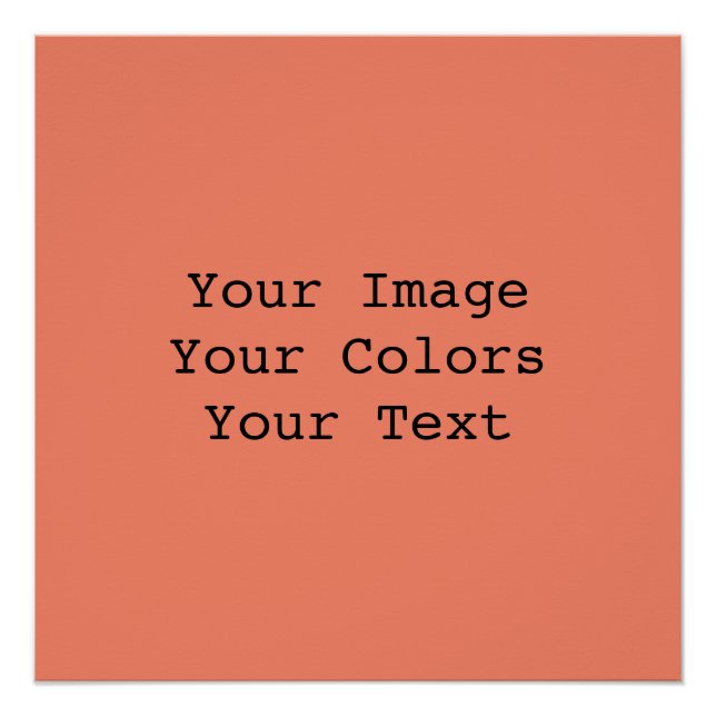 Póster Create Your Own (Anverso)