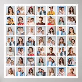 Póster Create Your Own 49 Photo Collage