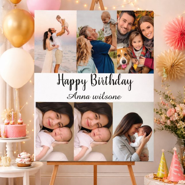 Póster Create Your Own Birthday Poster Custom Name (Subido por el creador)