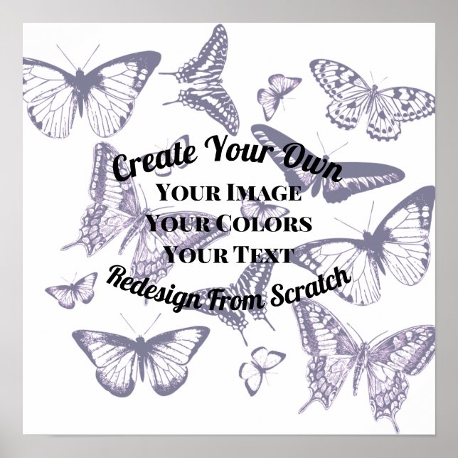 Póster Create Your Own Custom Design (Frente)