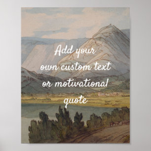 Póster Create Your Own Custom Quote Poster -  Mountains