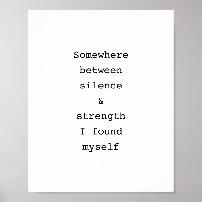 Póster Create Your Own Quote Poster (Frente)