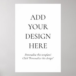 Póster Create Your Own Wall Art