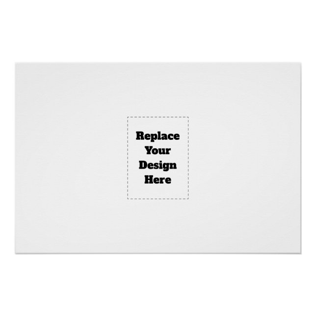 Póster Create Your Own white  (Anverso)