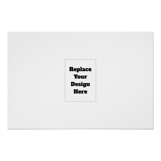 Póster Create Your Own white  (Anverso)