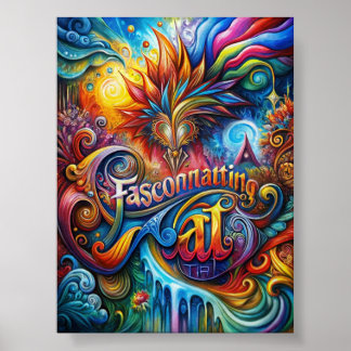 Póster "Creatividad cautivadora"