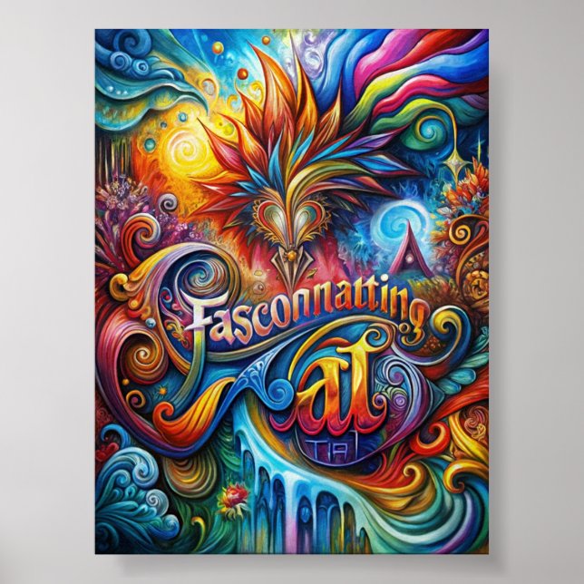 Póster "Creatividad cautivadora" (Frente)