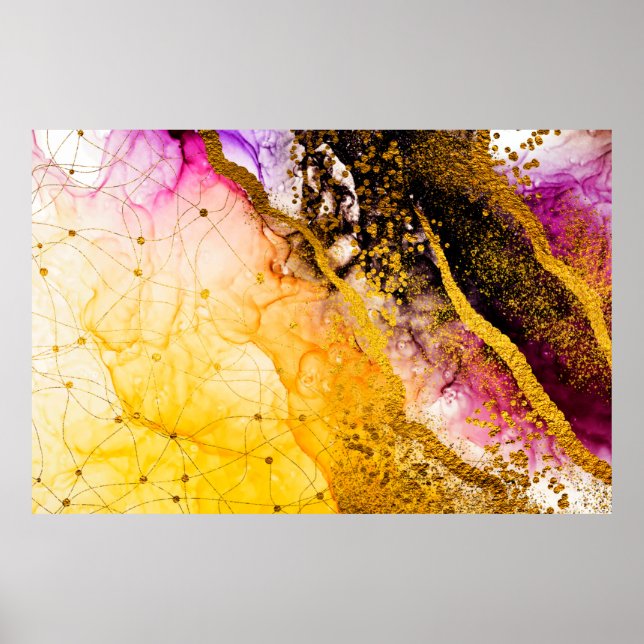 Póster Creatividad transparente. Nubes abstractas -ART. M (Frente)