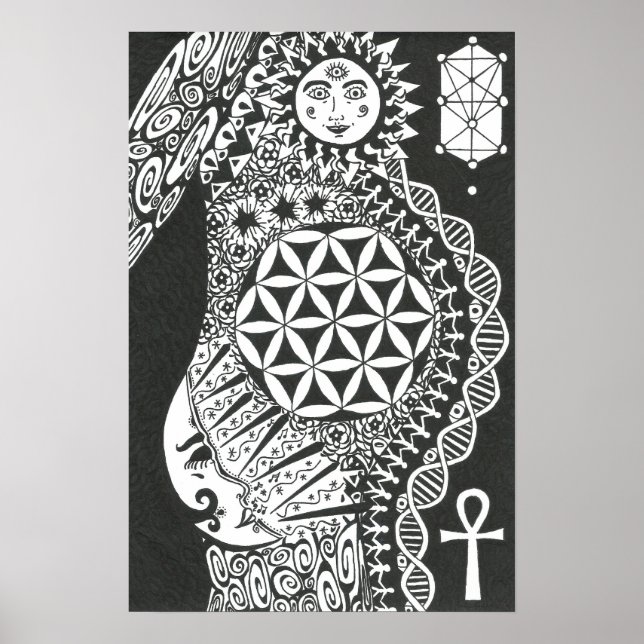 Póster Creatriz cósmica (Frente)