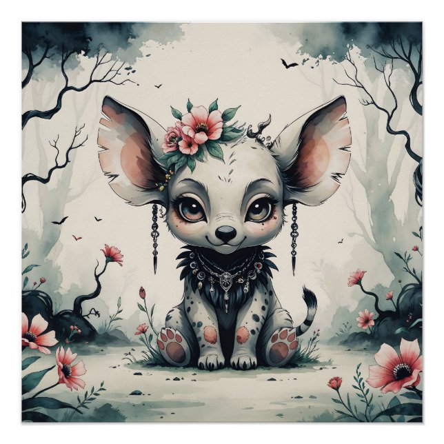 Póster Creatura de fantasía encantada (Anverso)