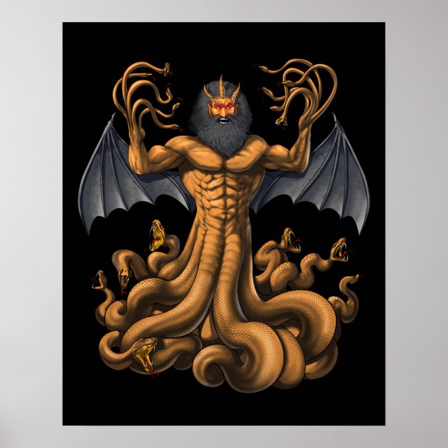 Póster Creatura De Mitología Griega Tifón (Frente)