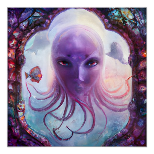 Póster Creatura mítica del mar (Anverso)