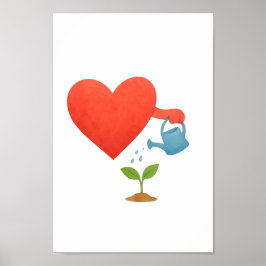 Póster Crecer con amor