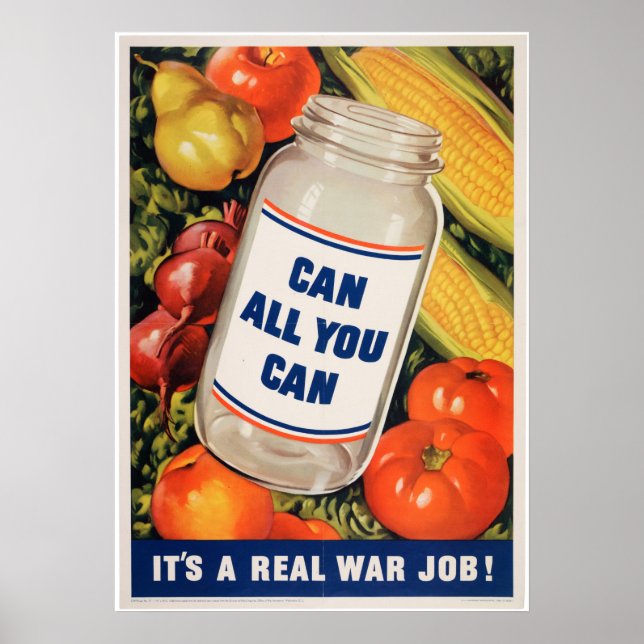 Póster Crecer y producir sus propios productos (Frente)