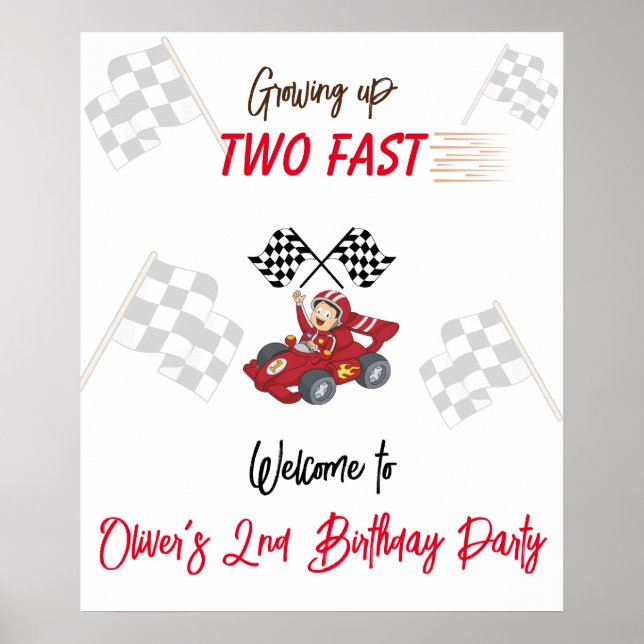 Póster Creciendo demasiado rápido cumpleaños 2  (Frente)