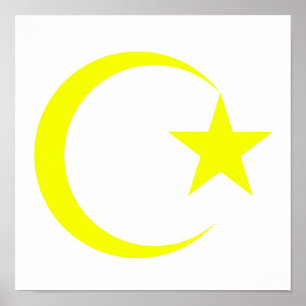 Póster Creciente amarillo y estrella.png