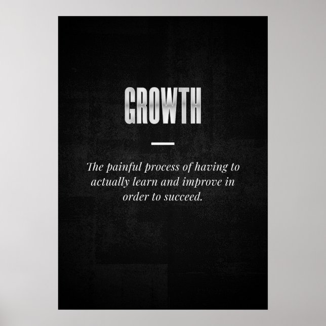 Póster Crecimiento (Frente)