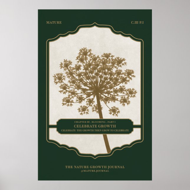 Póster CRECIMIENTO CELEBRADO - Poster de valor (Matte) (Frente)