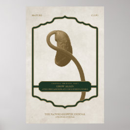 PÓSTER CRECIMIENTO DE NUEVO - POSTER DE DIARIO DE DISEÑO