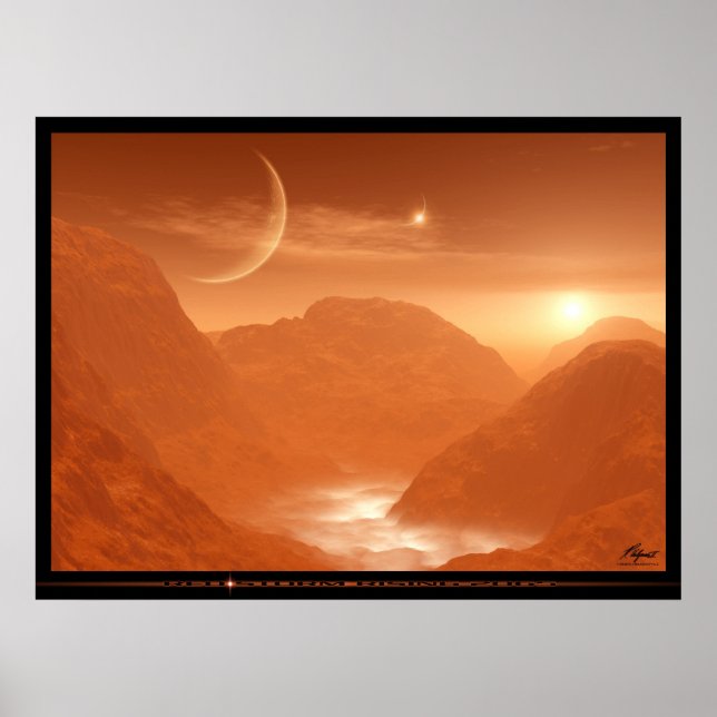 PÓSTER CRECIMIENTO DE TORMENTAS ROJAS 2065 (Frente)