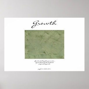 Póster Crecimiento - Poder Verde - Feng Shui