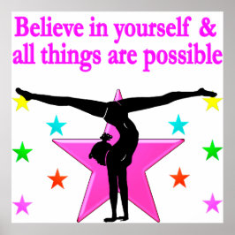 PÓSTER CREE EN SÍ MISMO EN LA GIMNASIA