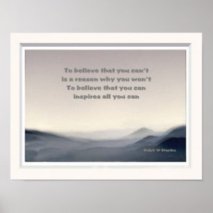 Póster Cree que puede