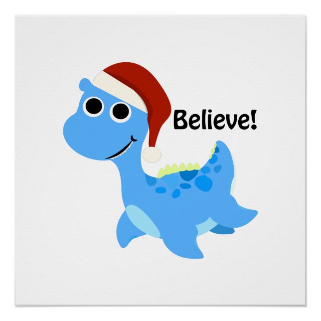 Póster ¡Cree! Santa Nessie (Anverso)
