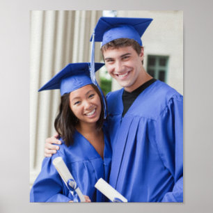 Póster Cree su propia foto enmarcada de la graduación