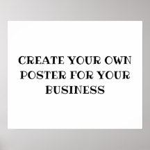CREE SU PROPIO POSTER PARA SU NEGOCIO