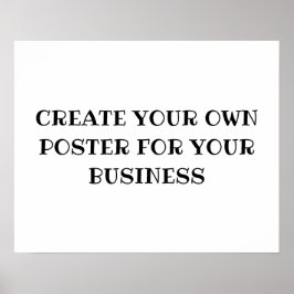 PÓSTER CREE SU PROPIO POSTER PARA SU NEGOCIO