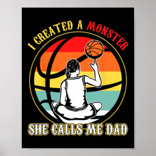 Póster Creé Un Monstruo Que Ella Me Llamó Papa De Balonce