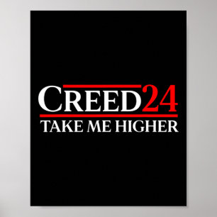 Póster Creed 24 Llévame Más Alto Bandera Estados Unidos A