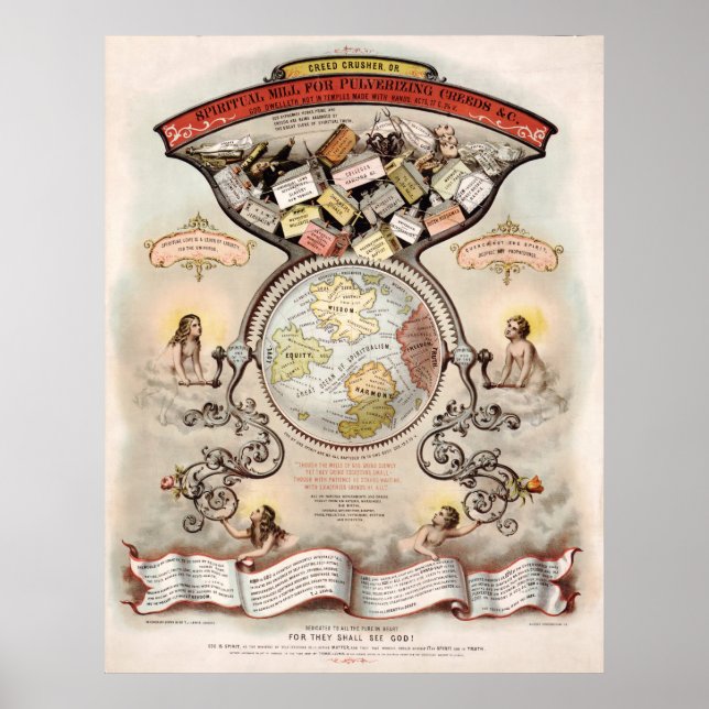 Póster Creed Crusher; un molino para credos pulverizadore (Frente)