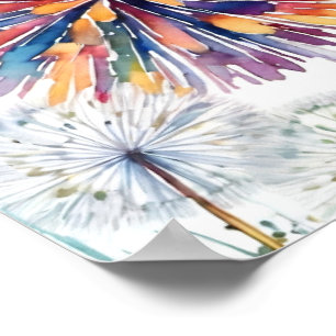 Póster ¡Creed! Dandelions deseando malezas