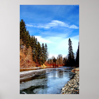 Póster Creek congelado