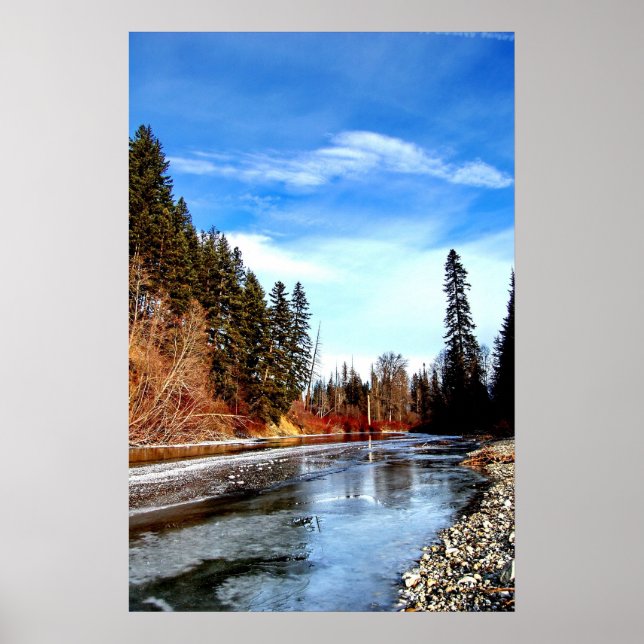 Póster Creek congelado (Frente)