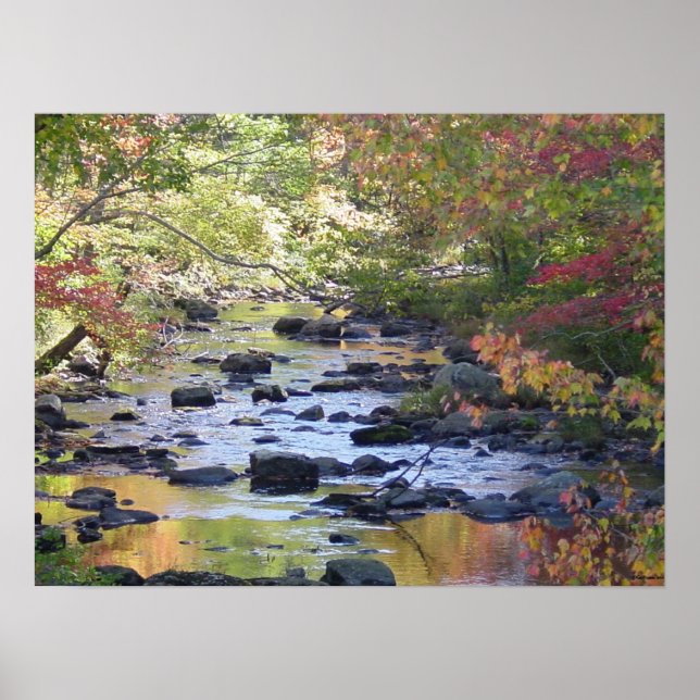 Póster Creek en Connecticut (Frente)