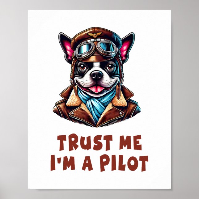 Póster Créeme, soy piloto (Frente)