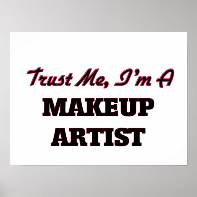 Póster Créeme, soy un artista de maquillaje (Frente)
